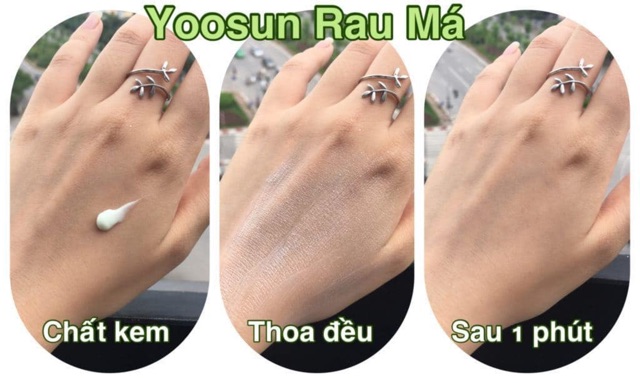 Yoosun rau má ngừa mụn, mát da, hăm tả em bé