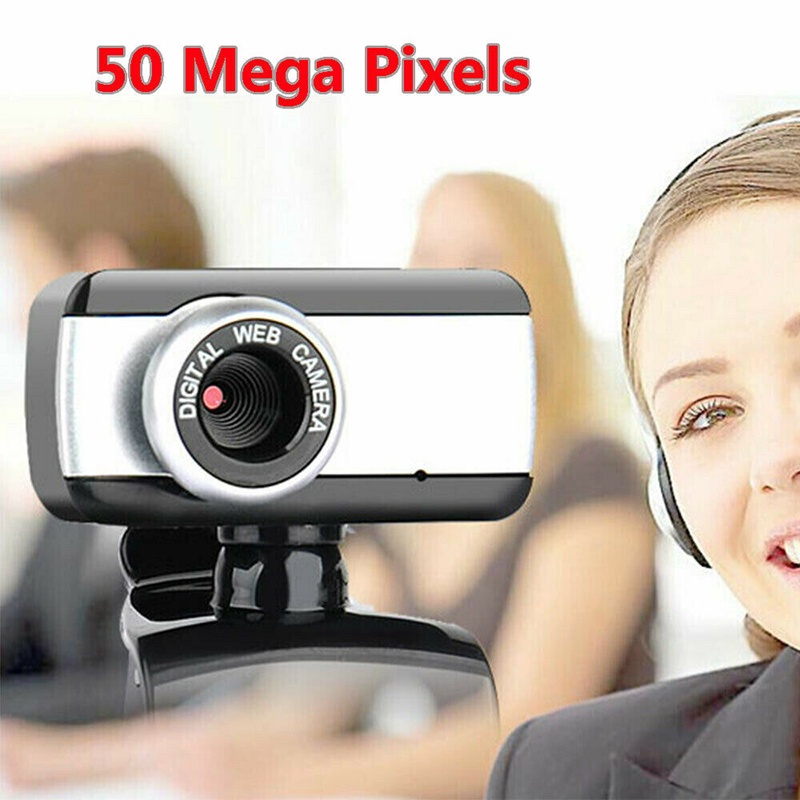 [ hot sale ] Webcam Hd Kỹ Thuật Số Usb 2.0 Có Thể Xoay Kèm Micro Cho Máy Tính | BigBuy360 - bigbuy360.vn
