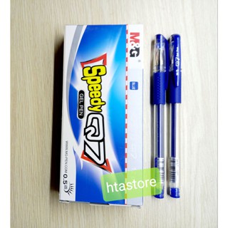 Hộp 12 bút gel M&G Q7 ngòi 0.5 viết êm trơn, đều mực