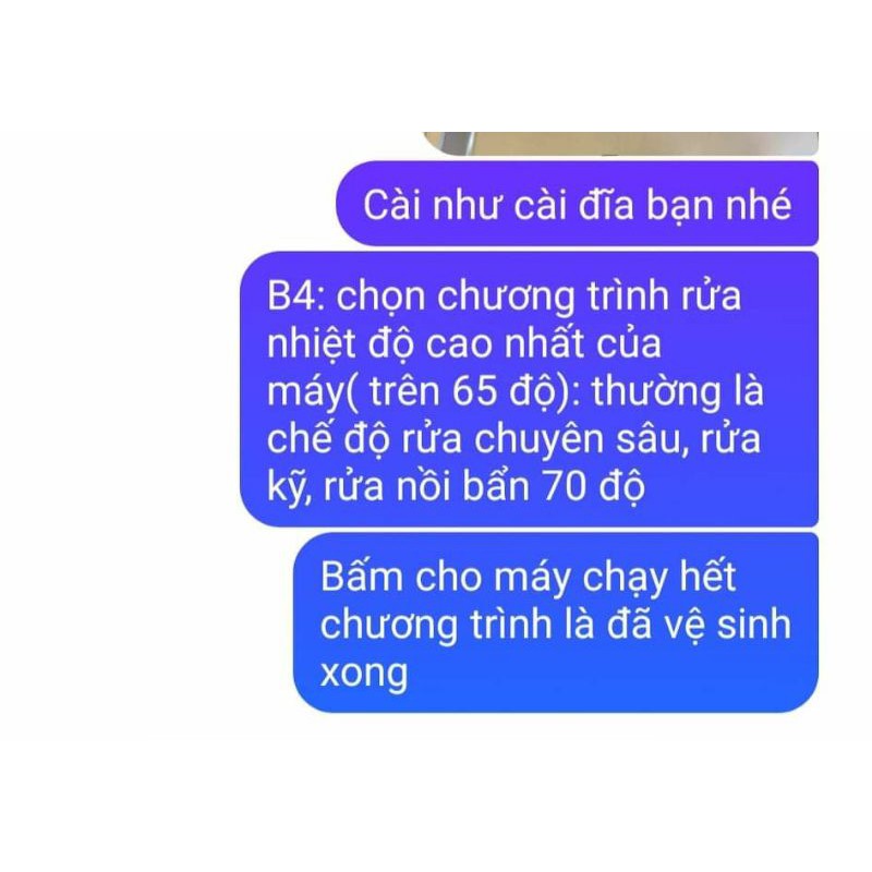 Dung dịch vệ sinh máy rửa bát Home Clean (Hương Táo dịu nhẹ)