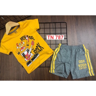 Bộ bé trai thun cotton chính phẩm hàng đẹp