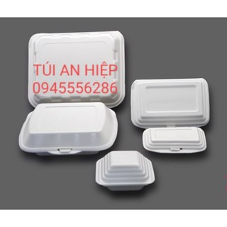Hộp xốp 1/2/3 ngăn (1 dây đủ 150c)/ Styrofoam food container (150pcs)