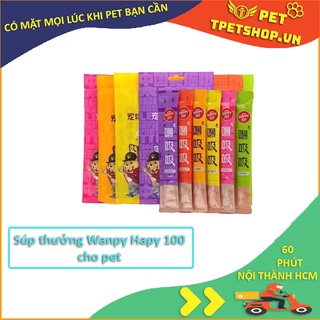 Súp thưởng WANPY HAPPY 100 cho mèo gói 5 ống