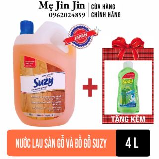 Nước lau sàn gỗ Suzy 4L