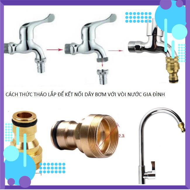 Vòi Xịt Nước🚿❤️FREESHIP🚛 Bộ dây vòi xịt nước rửa xe, tưới cây ✔, tăng áp 3 lần, loại 15m 206587 cút sập, + 🎁 đai