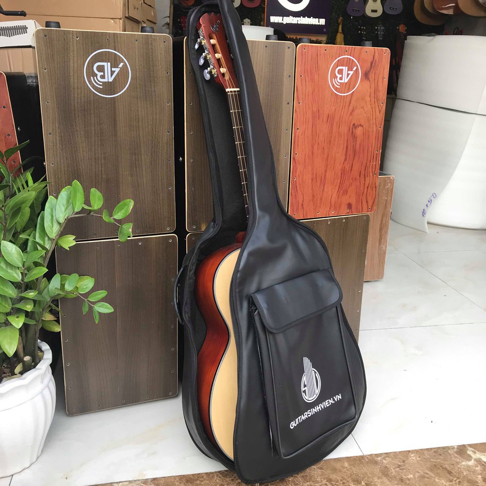 BAO DA GUITAR TẶNG KÈM PHÍM ALICE - 3 LỚP CHỐNG NƯỚC CHỐNG XƯỚC