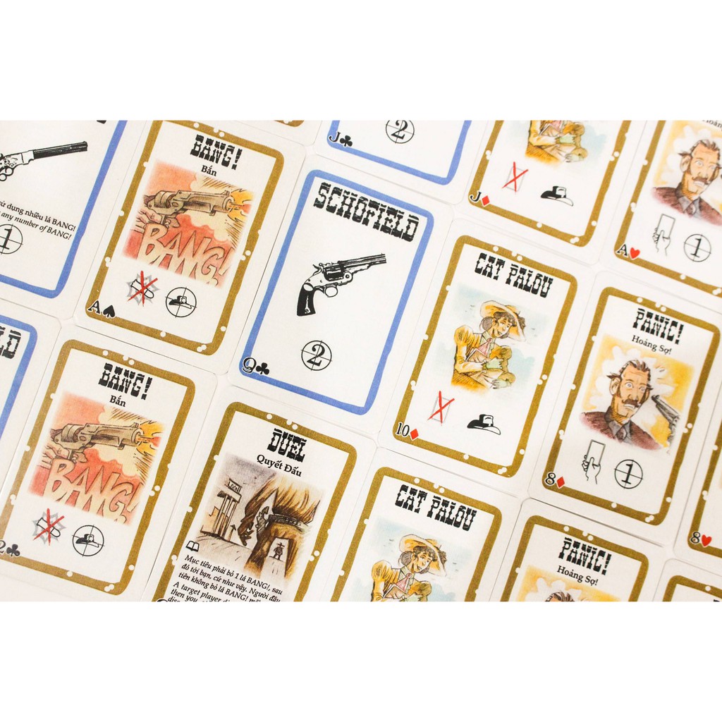 BANG! : phiên bản Cơ Bản Board Game - Cuộc đấu súng miền viễn tây