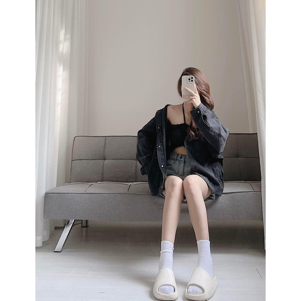 Áo khoác jeans form rộng -SinNa