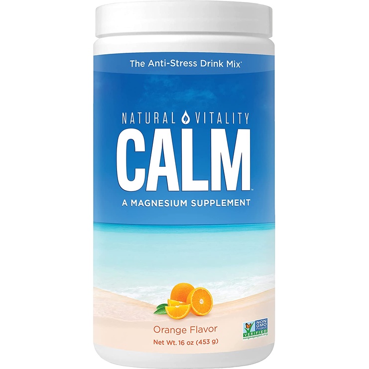 Bột Uống Chống Căng Thẳng Magie Calm, Natural Vitality Calm Anti-Stress Drink Mix