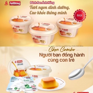 BÁNH FLAN CAO CẤP ÁNH HỒNG HỘP 80G 2 VỊ 🍮🍮🍮