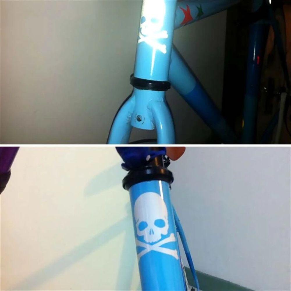 ELLSWORTH Miếng Dán Trang Trí Xe Đạp Hình Đầu Lâu Độc Đáo