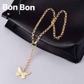 [VideoThật]Dây Chuyền Nữ Màu Vàng Mặt Con Bướm Cá Tính Phong Cách Hàn Quốc,Bonbon Phụ Kiện Thời Trang (5)