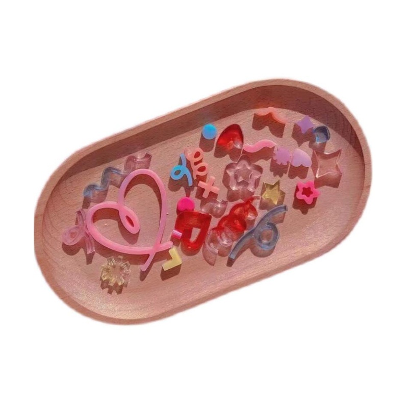 Khuôn silicone làm trang sức thiết kế DIY resin tạo kiểu bông hoa ngôi sao mặt trăng