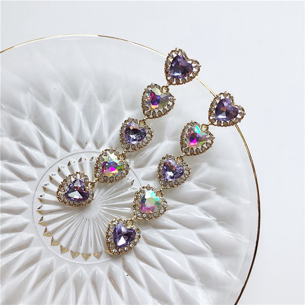 Khuyên tai hình trái tim dễ thương cho nữ