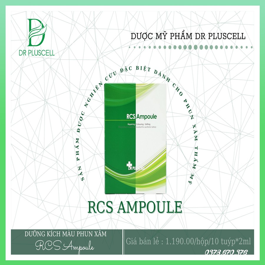 Dưỡng kích màu RCS ampoule Dr Pluscell ( 1 tuýp )