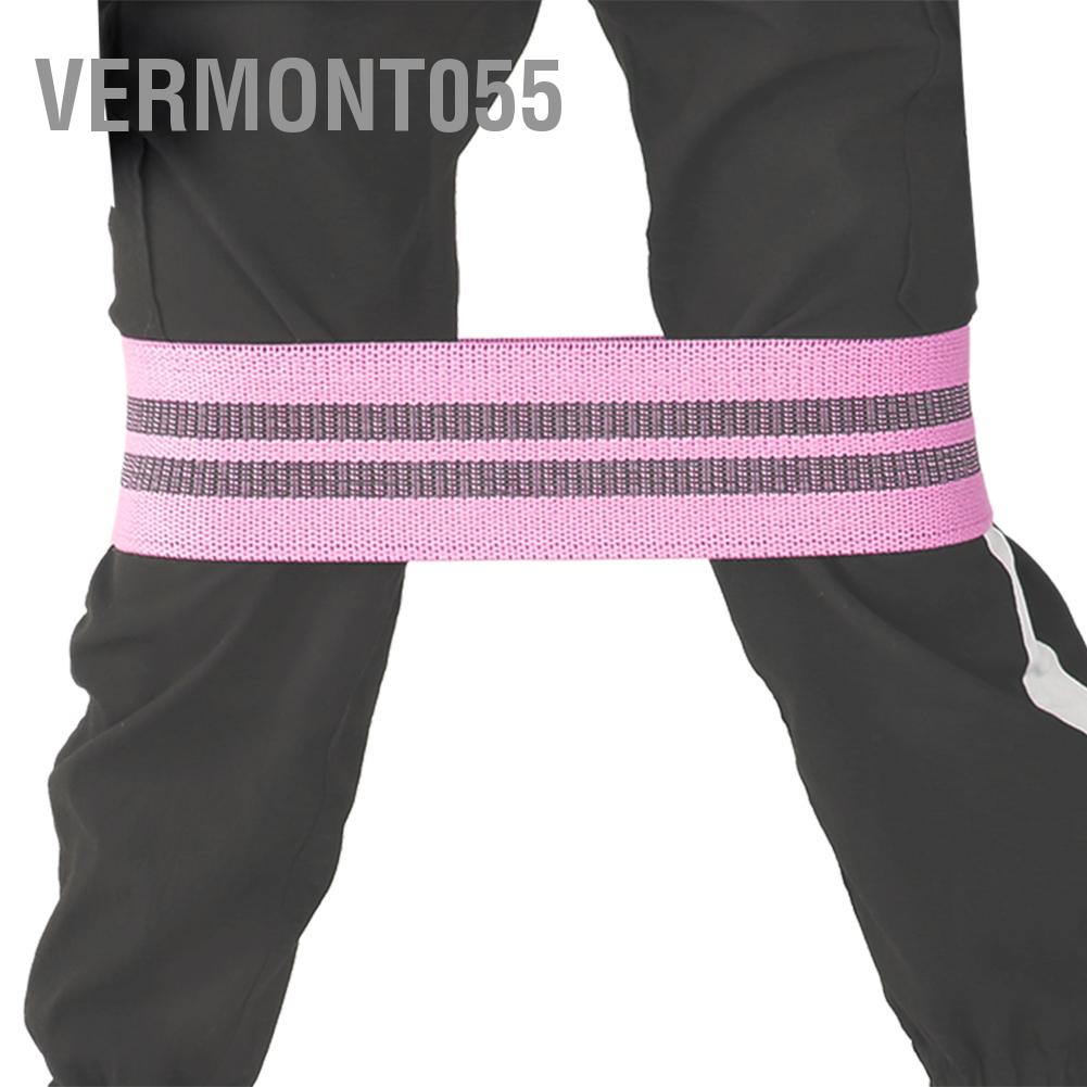 Vermont055 Unisex Non-Slip Hip Resistance Band Loop Circle Gym Yoga Fitness Exercise