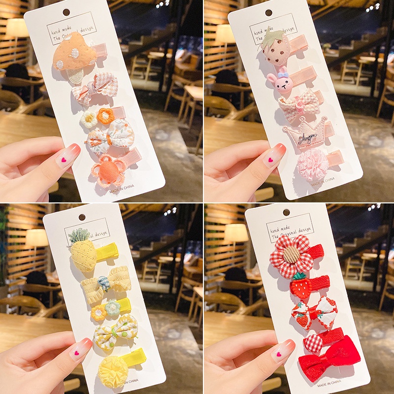 Kẹp tóc nhỏ dễ thương không đau cho bé gái