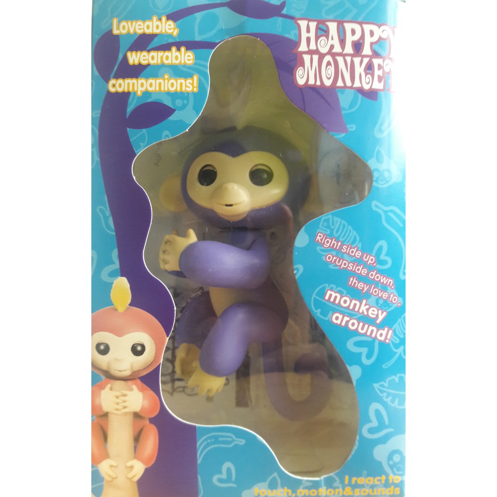 Happy Monkey- Khỉ con tương tác bám ngón tay