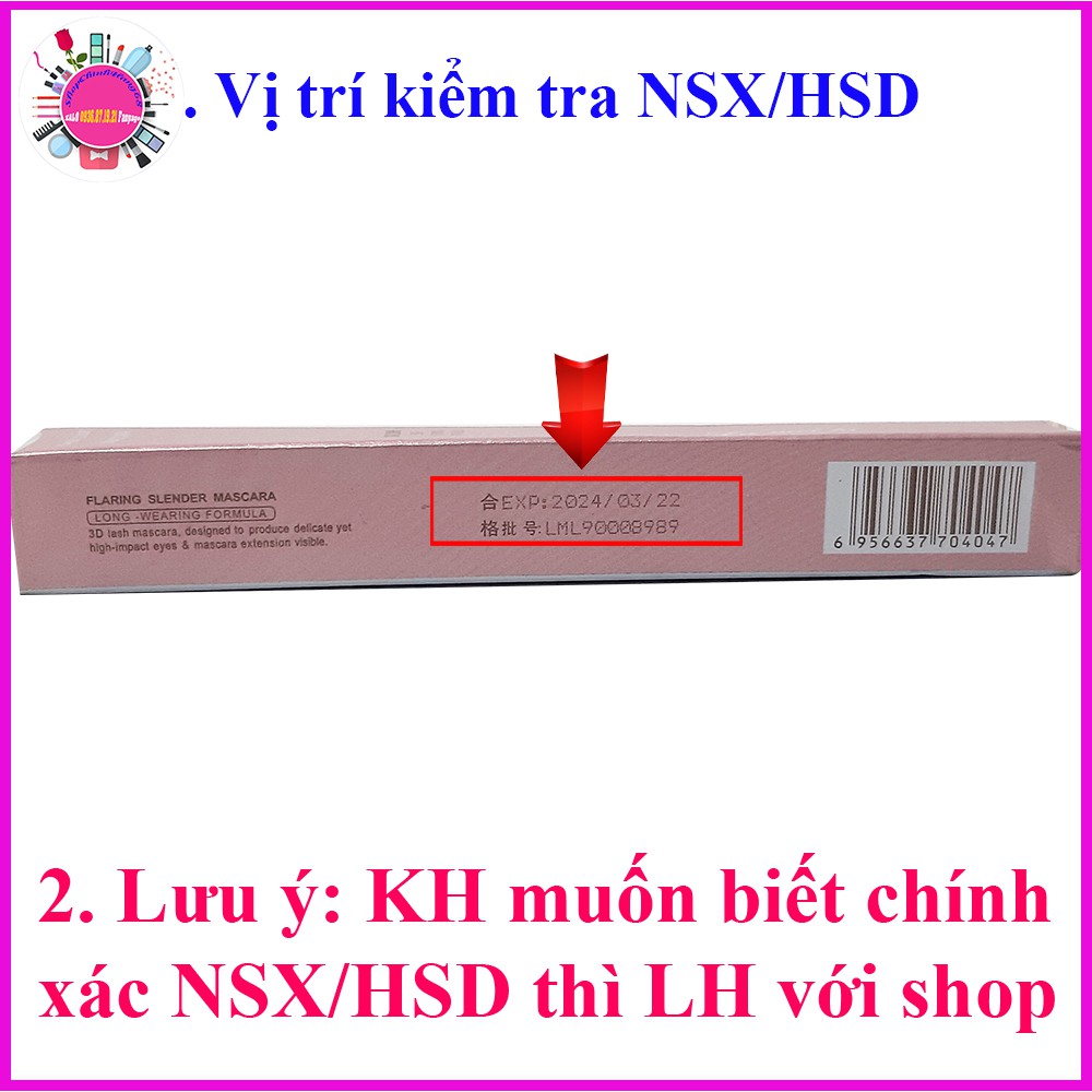 Mascara Siêu Mảnh Tơi Mi LAMEILA Skinny Microcara Vỏ Hồng | BigBuy360 - bigbuy360.vn