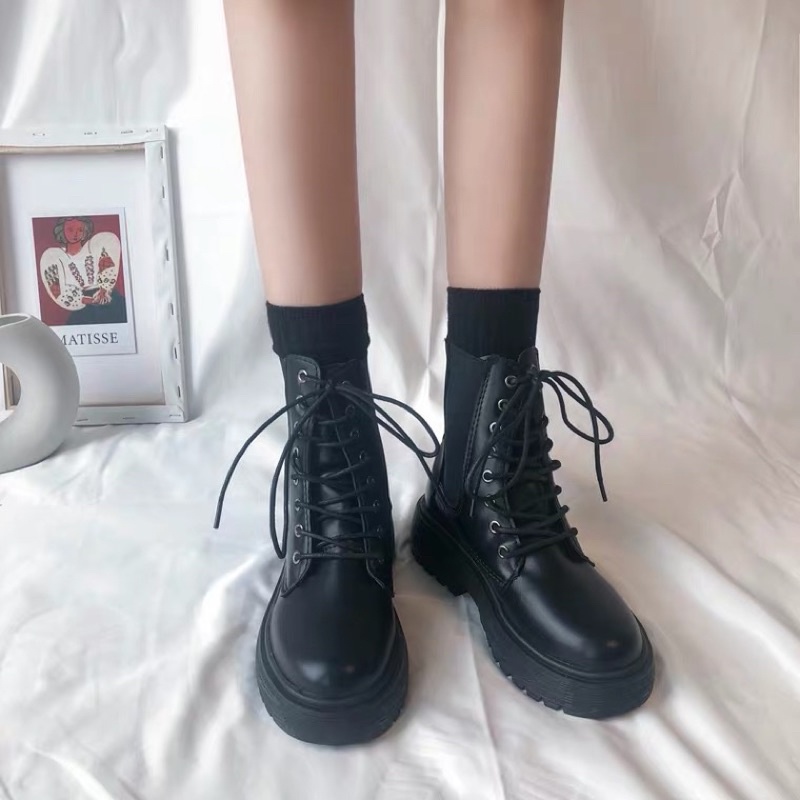 Boots cổ cao da PU cá tính dành cho các nàng (ảnh thật) | BigBuy360 - bigbuy360.vn