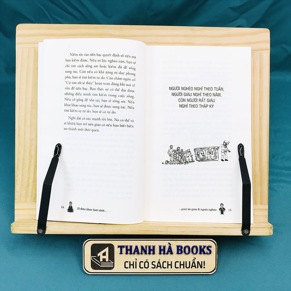 Sách - 10 Điều Khác Biệt Nhất Giữa Kẻ Giàu Và Người Nghèo - Thanh Hà Books