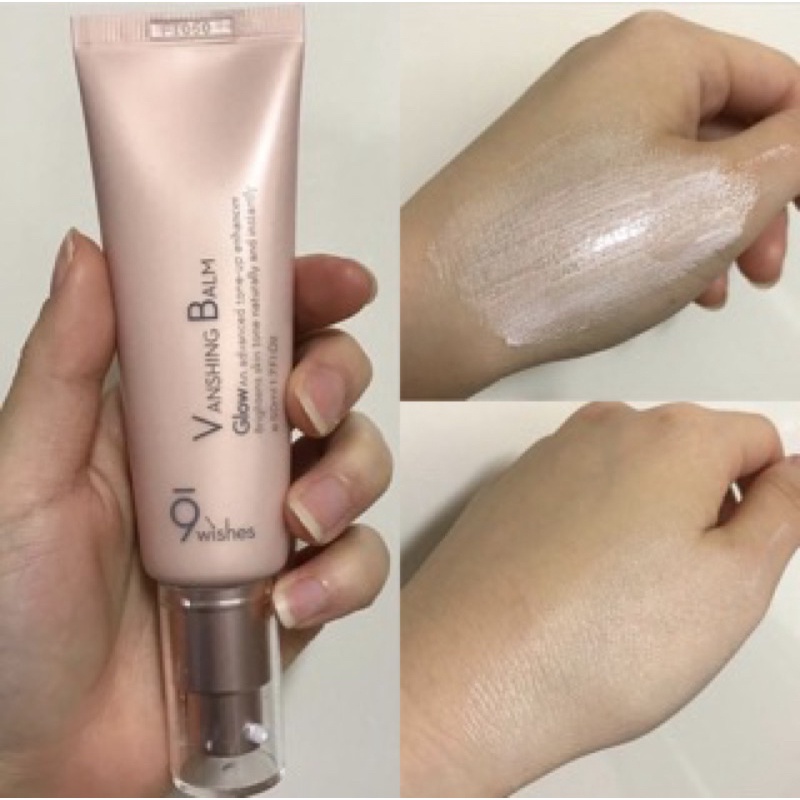 30ML- KEM DƯỠNG TRẮNG NÂNG TÔNG 9WISHES VB  GLOW TONE-UP CREAM