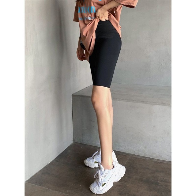 Quần Legging đùi Trend 2021♥️ Quần lửng Thái nữ nâng mông; Chất bodip, tập Gym, Yoga