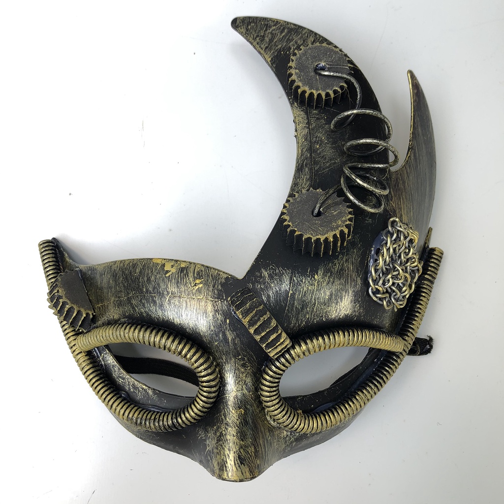 Mặt nạ mắt giả kim loại chơi trung thu, Halloween cho trẻ em và người lớn | BigBuy360 - bigbuy360.vn