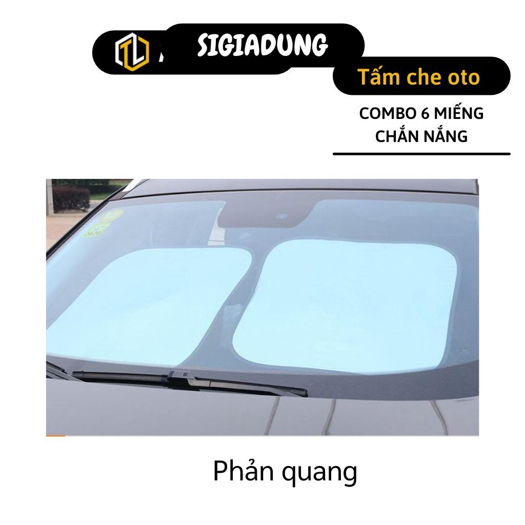 GIÁ SỈ Bộ 6 tấm che nắng cho ô tô, Bạt che nắng xe hơi 5401