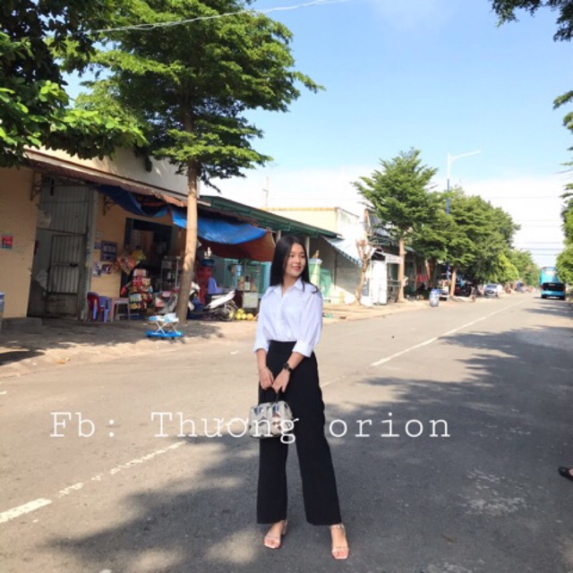 QUẦN ỐNG RỘNG DẠNG DÀI