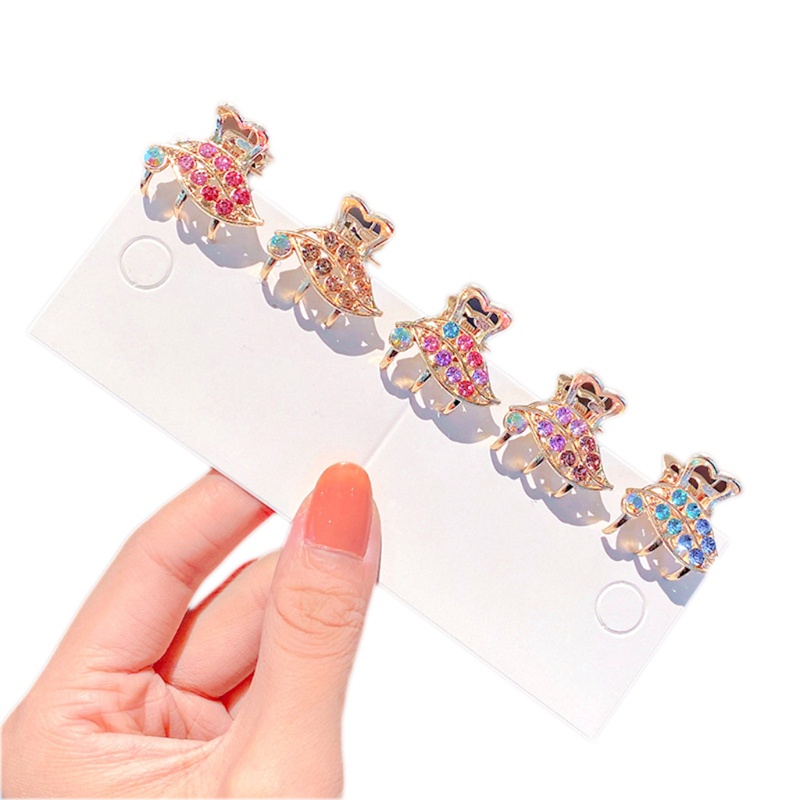 Kẹp Càng Cua Đính Đá Hình Bướm Lấp Lánh