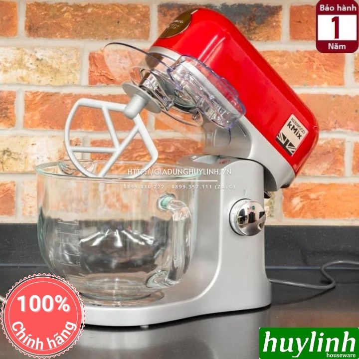 [Mã ELHAMS5 giảm 6% đơn 300K] Máy đánh trứng trộn bột đa năng Kenwood Kmix Standmixer KMX754 - 5 lít - Tô thuỷ tinh