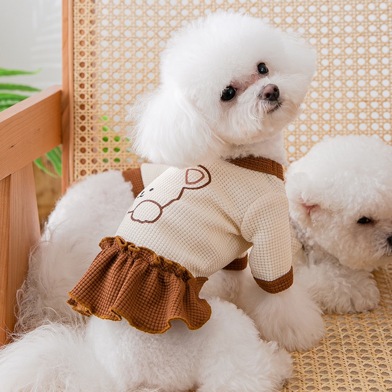 Đầm Đôi Dễ Thương Cho Thú Cưng Chihuahua Yorkie