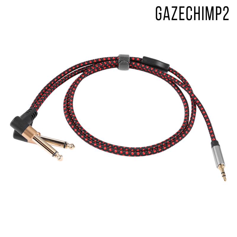 Dây Cáp Thẻ Âm Thanh Tv 1m Chuyển Từ Gazechimp2 3.5mm 1 / 8 "Trs Sang Dual 1 / 4"