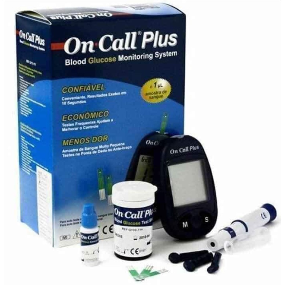 Máy Đo Đường Huyết On Call Plus (Tặng 25 test và 10 kim)