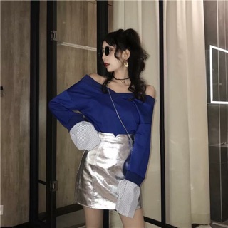 sét áo váy da bóng cá tính ulzzang style