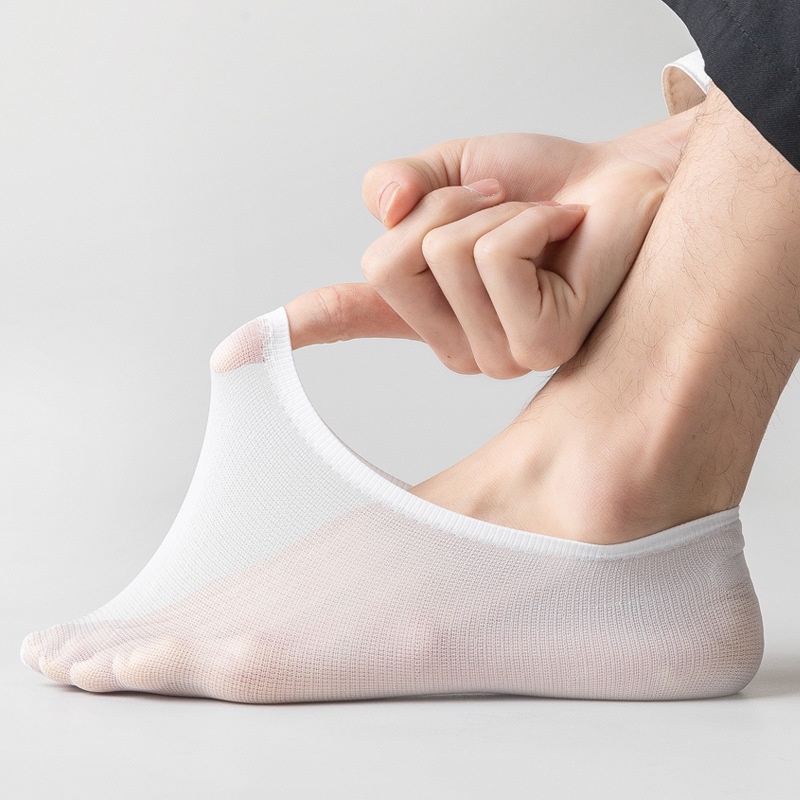 Vớ Thuyền Bằng Silicone Thoáng Khí Chống Trượt Cho Nam