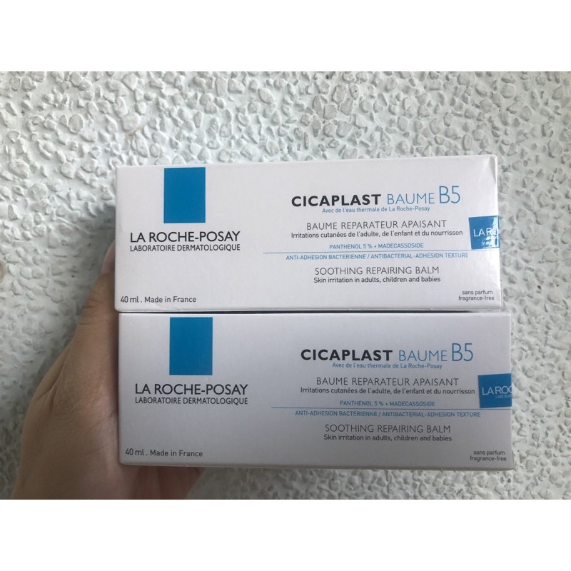 Kem dưỡng giúp làm dịu, làm mượt, làm mát &amp; phục hồi da phù hợp cho trẻ em La RochePosay Cicaplast Baume B5 40ml