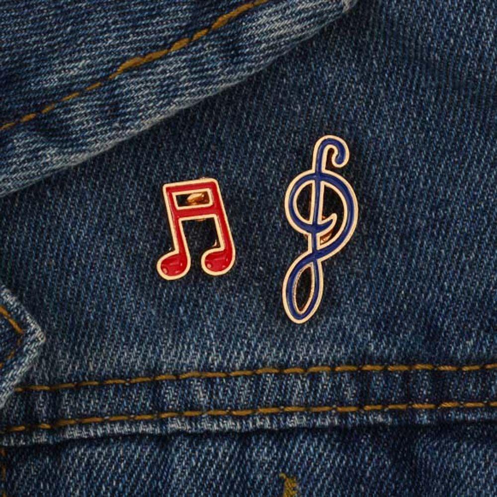 Ghim Cài Áo Hình Nốt Nhạc Hoạt Hình Dễ Thương