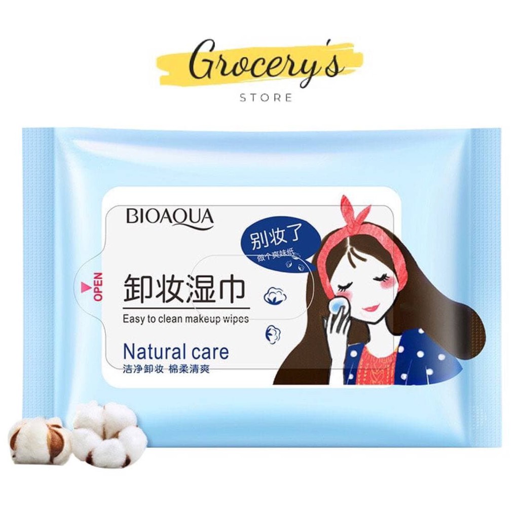 Khăn Giấy Ướt Tẩy Trang Bio Aqua Natural Care