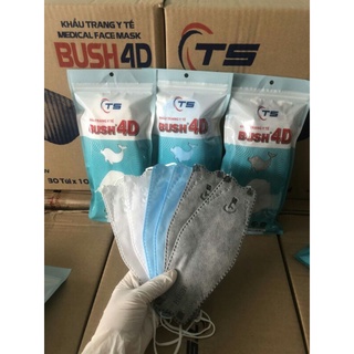 Khẩu Trang Y Tế 4D BUSH(Chính Hãng)
