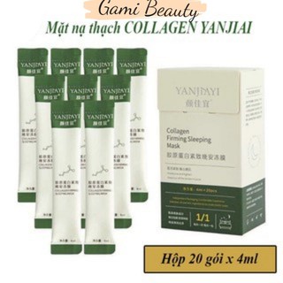 Mặt Nạ Ngủ Thạch COLLAGEN nâng cơ nội địa trung hộp 20 gói GAMI BEAUTY
