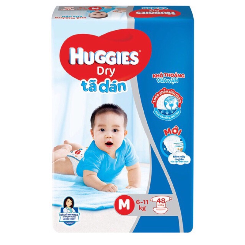 Tả dán Huggies M48 miếng