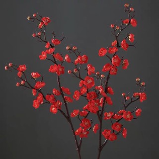 Cành mai đỏ mô phỏng y thật