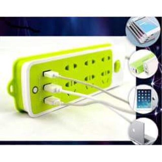 Ổ Cắm Điện Đa Năng Có 3 Cổng Sạc USB