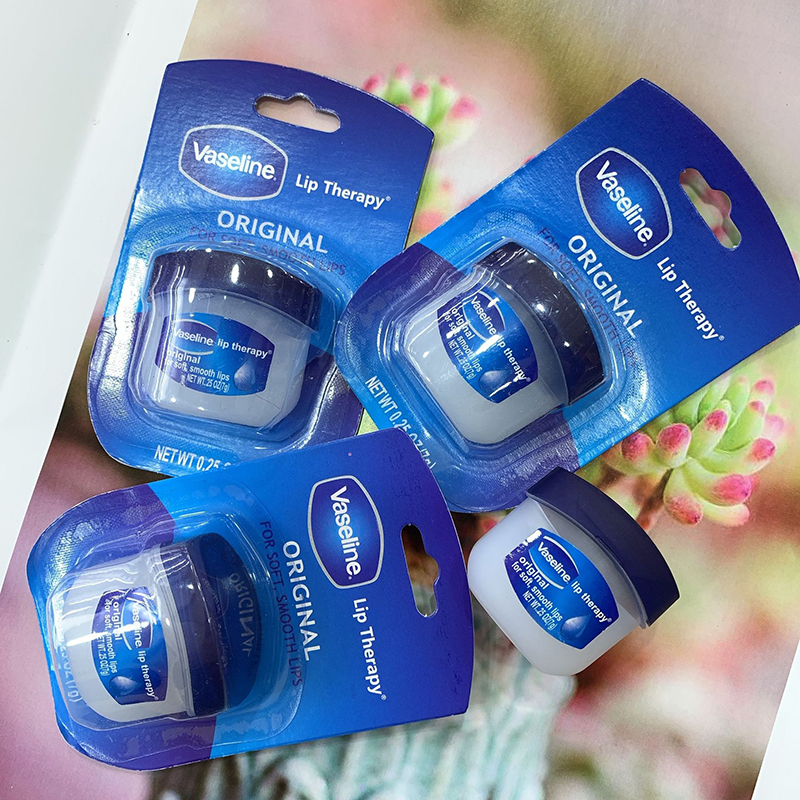 Vaseline dưỡng môi nguyên chất không màu 7g