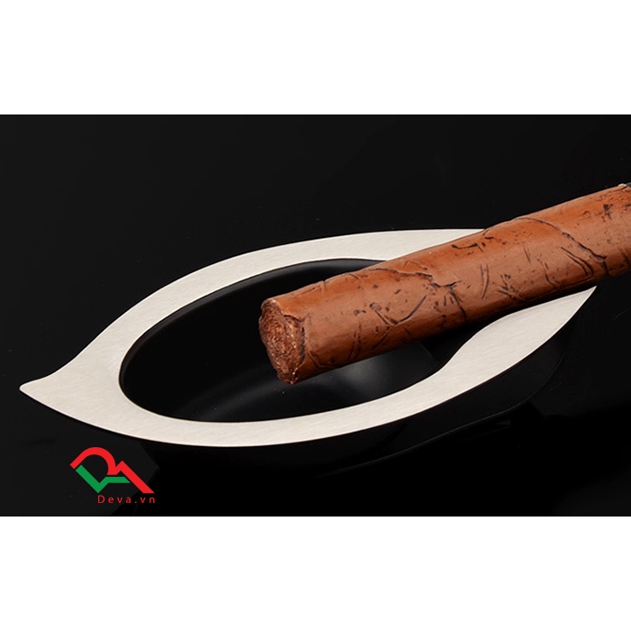 { HÀNG CHÍNH HÃNG } Gạt Tàn Cigarr Sứ Cohbia HB027 Cao Cấp Họa Tiết Hoa Văn Chiếc Lá Sang Trọng