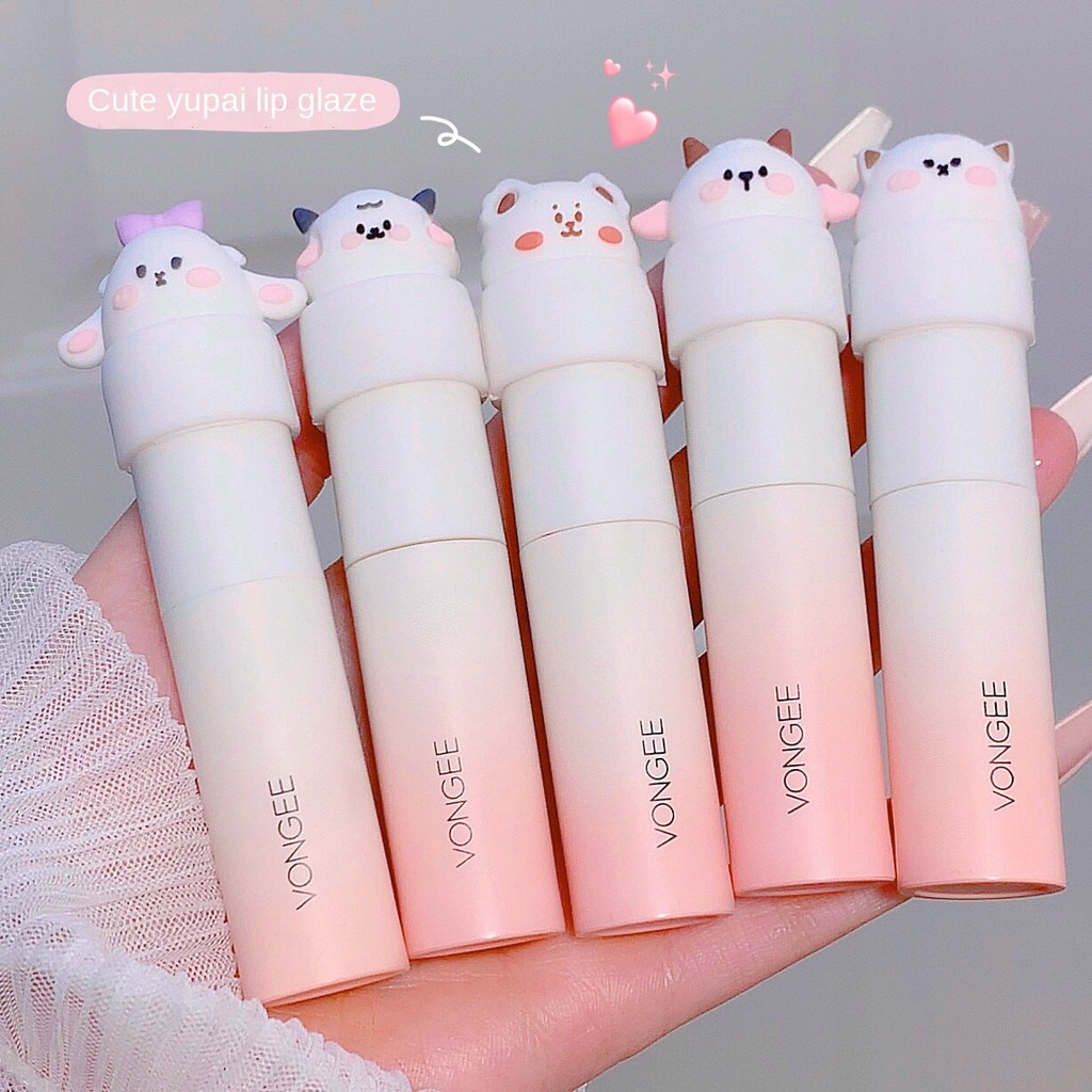 Son Môi Vongee Chất Nhung Lì Hình Thú Cưng Dễ Thương