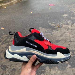 Giày balenciaga trips đen đỏ r.e.p 1:1