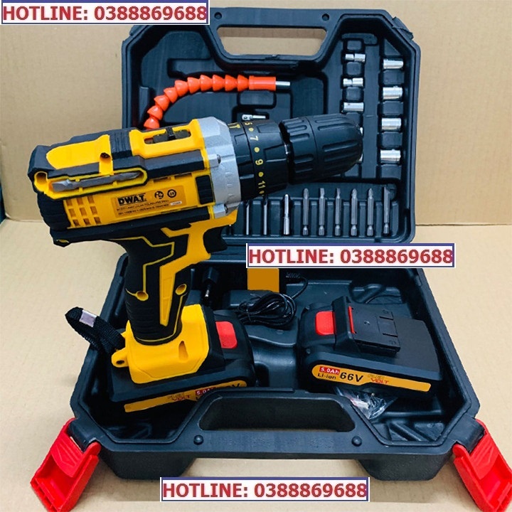 Máy khoan tường DWT 66V - Tặng bộ mũi khoan 299K